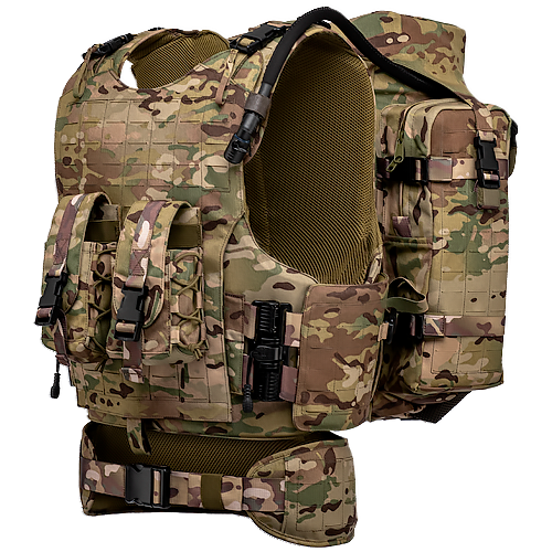 Kavro integrated body armour with TAC-I-IIA+ carry bag